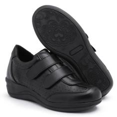 Tênis Sapatênis Feminino Ortopédico Para Trabalho Em Pé E Dores De Cal