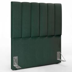 Cabeceira Cama Box Solteiro 100 Cm Dália W01 Verde Musgo
