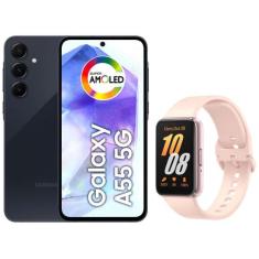 Smartphone Samsung Galaxy A55 128GB Azul Escuro - 5G 8GB RAM + Smartba
