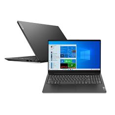 Notebook Lenovo V15 i7-1165G7 8GB 256GB SSD Geforce MX350 W11 Pro 15.6"" FHD 82ME000NBR Preto