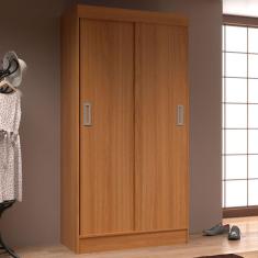 Guarda-roupa Solteiro Berlim 2 Portas Cinnamomo - Evidencia Móveis