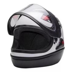 Capacete San Marino Grafic Branco, Branco, 62