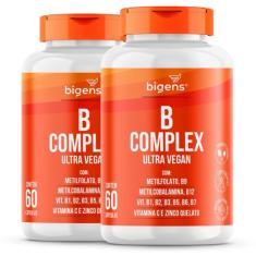 Bigens kit 2x complexo b vitamina b complex  60 caps - BIOGENS