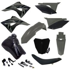 Kit Plástico Biker Next Adaptável Crf 230 Xr 200 Xr 250 Tanque 9L 