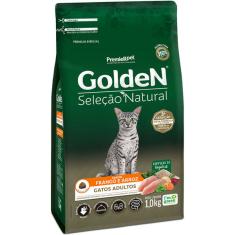 Ração Seca PremieR Pet Golden Seleção Natural para Gatos Adultos - 1 Kg