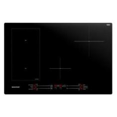 Cooktop Brastemp 4q Indução Flexizone Preto Bdj77bebna 220V, Preto, 22