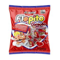 Pirulito Florestal Coração Vermelho 500g