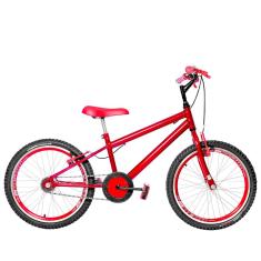 Bicicleta Infantil Masculina Aro 20 Aero Cor Vermelha