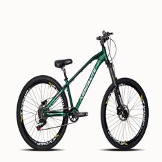 Bicicleta Absolute Brutus Aro 26 1x8 Cassete Freio Hidráulico Verde