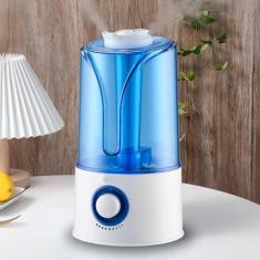 Umidificador de Ar Ultrassônico Bivolt com LED 7 Cores para Tratamento