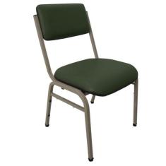 Cadeira Empilhável Para Auditórios Linha Hotel Smart Verde