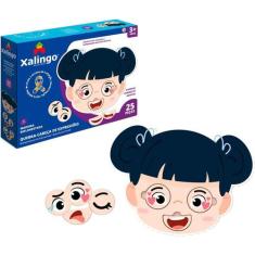 Quebra-cabeça de Encaixe Expressões II - 25 peças Xalingo