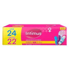 Absorvente Intimus Interno Médio Leve 24 Pague 22