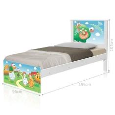 Cama Solteiro Barcelona Fazendinha