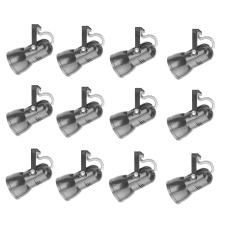 Kit 12x Spots Trilho perfilado eletro calha par20 bulbo led