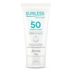 Protetor Solar Facial Sunless Gel Translúcido Fps 50 35g