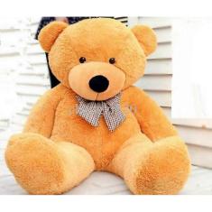 Urso de Pelúcia Gigante Grande Caramelo Presente Namorada