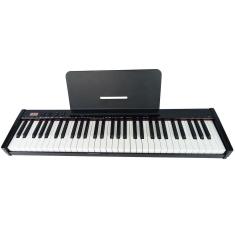 Piano Eletrônico 61 Teclas Arranjador Konix - PH61-S MIDI e Bateria Recarregável 