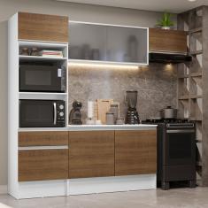 Cozinha Completa Madesa Topazio Com Arm rio, Balc o E Tampo