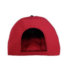 Cama Pet 2x1 Casinha Cabana Toca Iglu Cães Gato Almofada M - LumaBaby,