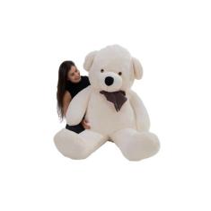 Urso De Pelúcia Gigante Teddy 1,70m - 307 - Luck Baby , Baunilha com l