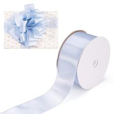 Fita de organza transparente Beadthoven 20 jardas x 3,5 cm fita de chiffon acabamento de fita de tecido de poliéster para embrulho de presente convites de casamento enfeites de Natal grinalda laços de