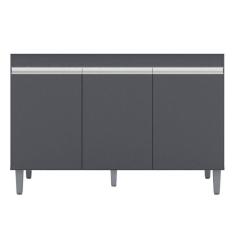 Balcão Para Pia Manu 120 Cm Cinza Ajl