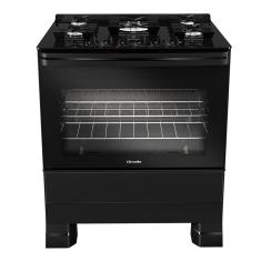 Fogão à Gás 5 Bocas Mueller, Preto Fosco MFV5BF