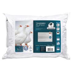 Travesseiro Fibrasca Plumax Percal 180 Fios 50 x 70 cm - Branco