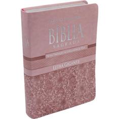 Livro - Bíblia Sagrada Letra Gigante com índice - Capa couro sintético