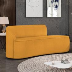 Sofá 2 Lugares Orgânico 140 cm Morgan Bouclê D03 - D'Rossi - D Rossi, 