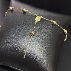 Pulseira em Ouro 18K Terço de mão - Elegancy Joias