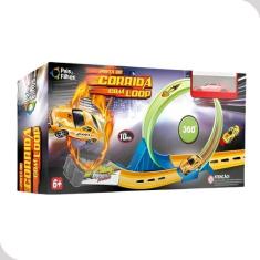 Pista Corrida Loop Carrinho Brinquedo Menino Pais E Filhos