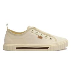 Tênis Feminino Anacapri Slip On Alê Ilhós Bege - C304-Feminino