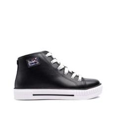 Tênis Infantil Molekinha Cano Médio Branco-Feminino