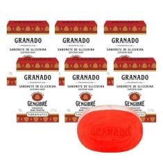 Kit 6 Sabonete Phebo Granado Gengibre Energizante Glicerina Vegetal Na