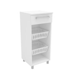 Balcão Fruteira 1 Gaveta para Cozinha Branco