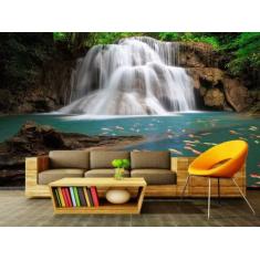 Papel de Parede Paisagens Cachoeira35 - 1,00 X 2,00 - Voce Decorando