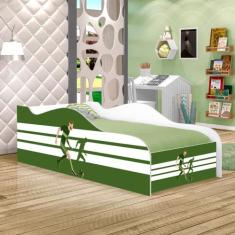 Mini Cama Fun Jogador de Futebol Infantil Com Colchão - CASA H