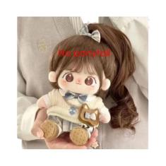 Boneca Miaomiao de Pelúcia 20cm - Roupas Intercambiáveis e Acessórios 