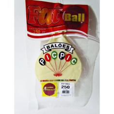 Balão látex - Fat Ball Clear 25 polegada