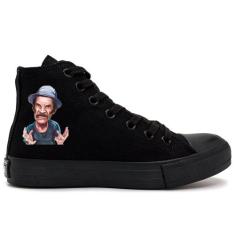 Tênis Star Seu Madruga Cara Mal Turma do Chavez Lançamento, Preto, Pre