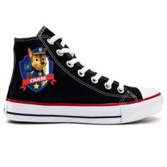 Tênis Chase Da Patrulha Canina Desenho Infantil, Preto, 27