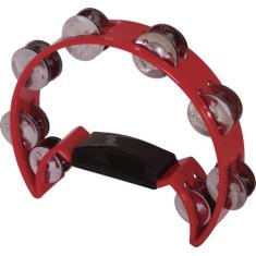 Pandeiro Meia Lua PML001 Vermelho LIVERPOOL