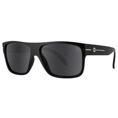 Óculos de Sol hb Would Matte Black Polarized Gray
