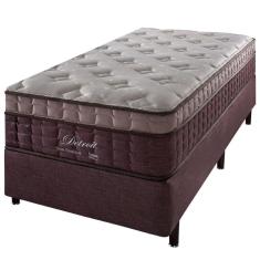 Cama Box + Colchão Solteiro Detroit Molas Ensacadas Visco