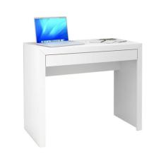 Escrivaninha 01 Gaveta ME4107 Branco Tecno Mobili, Branco