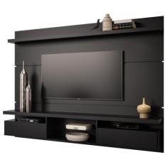 Painel Suspenso com Bancada Livin 2.2 - HB Móveis, Preto