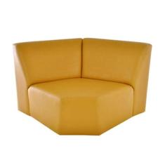 Sofá para Recepção de Escritório Linha Recepção Napoli Amarelo - Desig