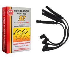 Jogo Cabo Vela Ignição Fiat Uno Mille 1.0 2002 A 2013 Ngk